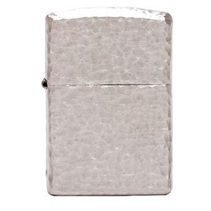 ジッポライター（ZIPPO） #15S5 スターリングシルバー（純銀製） 銀無垢 オリジナル柄 ハンマー5面加工タイプ no15-s5