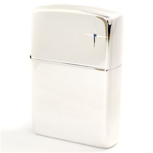 ジッポライター（ZIPPO） #15-SAF スターリングシルバー（純銀製） 銀無垢 天然石 サファイヤ no15saf-s【マラソン201307_送料無料】
