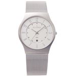 SKAGEN（スカーゲン） 233XLSS ウルトラスリム ステンレス メッシュベルト シルバー文字盤 メンズウォッチ 腕時計 クォーツ