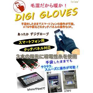 カラーコーヒー メンズ 手袋をしたままでスマートフォンの操作可能！ 品質重視だから洗濯OK スマートフォン対応手袋