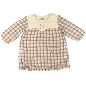 子供服 カラーピンク Piancheri 女児ワンピース サイズ80cm - 拡大画像