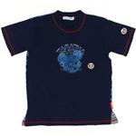 子供服 カラーネイビー Tabatha CRAYON 半袖プリントTシャツ サイズ140cm