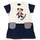子供服 カラーホワイト＆ブルー Tabatha CRAYON 刺繍半袖ワンピース サイズ100cm - 縮小画像2