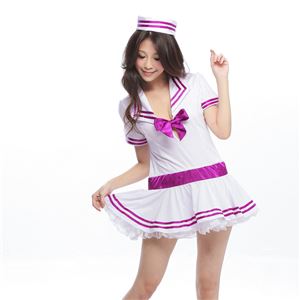 戦隊系アイドルセーラーワンピース(DS312-PU) パープルの写真3