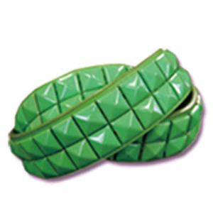パステルカラー2連ピラミッドベルト（GREEN） BLT-225-3