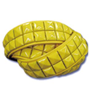 パステルカラー2連ピラミッドベルト（YELLOW） BLT-225-4