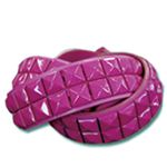パステルカラー2連ピラミッドベルト（PINK） BLT-225-6