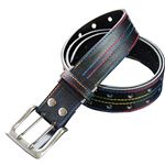 レインボーステッチWピンベルト（BLACK） BLT-365-01