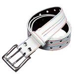 レインボーステッチWピンベルト（WHITE） BLT-365-03