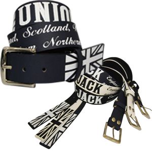 ユニオンジャックプリントベルト（NAVY） BLT-381-02