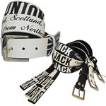 ユニオンジャックプリントベルト（WHITE） BLT-381-03