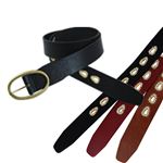 ウエスタン無地ベルト（BLACK） BLT-385-01