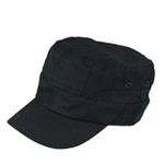 MキャンバスPWニットリブレールCAP（BLACK） CAC-055-01
