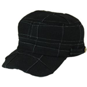 パッチワークメルトンワークCAP（BLACK） NLC-012-01