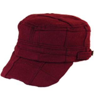 パッチワークメルトンワークCAP（WINE） NLC-012-04