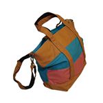 2WAY PUトートバック（CAMEL×S-BLUE×PINK） VAB-047-03