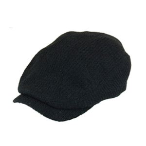 モヘアニットハンチング（BLACK） VAH-019-01
