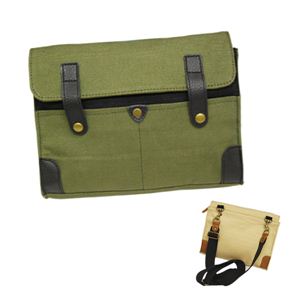 キャンバススクエアショルダー（KHAKI） VSB-015-03