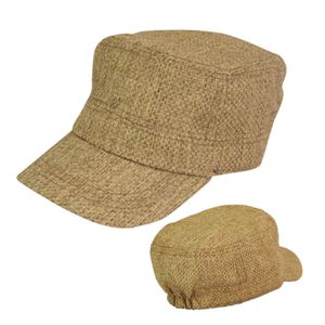 フェイクジュートレールCAP（ダークベージュ） VSC-046-02