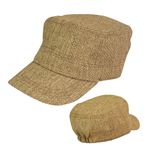 フェイクジュートレールCAP（ダークベージュ） VSC-046-02