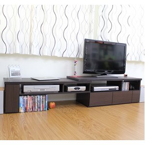 伸縮ＴＶボード　ダークブラウン　TV-1100BR