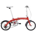 2014モデル DAHON（ダホン） Curve D7 16インチ 7speed ファイアーレッド 折りたたみ自転車