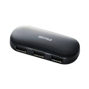 【訳あり・在庫処分】バッファロー（サプライ） BUFFALO USB2.0Hub セルフ＆バスパワー 4ポート ブラック BSH4A01BK