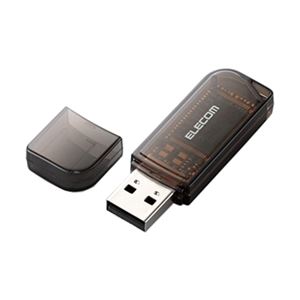 ELECOM（エレコム） USB2.0／1.1 セキュリティソフト対応バリュータイプUSBメモリ／16GB／ブラック MF-HMU216GBK - 拡大画像