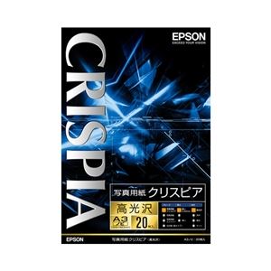 エプソン(EPSON) 写真用紙クリスピア＜高光沢＞ （A3ノビ／20枚） KA3N20SCKR - 拡大画像