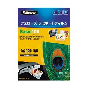 フェローズ ラミネートフィルム 5351103 A4サイズ用 100ミクロン 100枚入り LF-BSC-A4-100