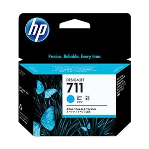HP HP711インクカートリッジ シアン29mlX3 CZ134A - 拡大画像
