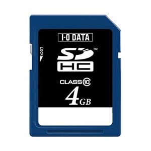 アイ・オー・データ機器 スピードクラス10対応SDHCメモリーカード 4GB SDH-T4G - 拡大画像