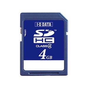 アイ・オー・データ機器 「Class 4」対応 SDHCカード 4GB SDH-W4G - 拡大画像