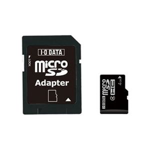 アイ・オー・データ機器 「Class 4」対応 microSDHCカード 4GB SDMCH-W4G／A - 拡大画像