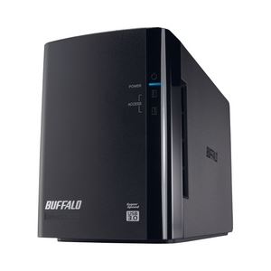 バッファロー ドライブステーション ミラーリング機能搭載 USB3.0用 外付けHDD 2ドライブモデル6TB HD-WL6TU3／R1J - 拡大画像