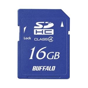 バッファロー Class4 SDHCカード 16GB RSDC-S16GC4B - 拡大画像