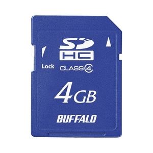 バッファロー Class4 SDHCカード 4GB RSDC-S4GC4B - 拡大画像