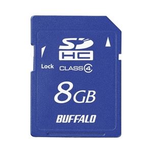 バッファロー Class4 SDHCカード 8GB RSDC-S8GC4B - 拡大画像