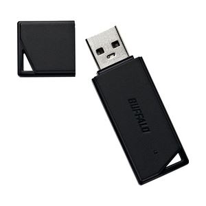 バッファロー USB2.0用 どっちもUSBメモリー 8GB ブラック RUF2-K8GR-BK - 拡大画像