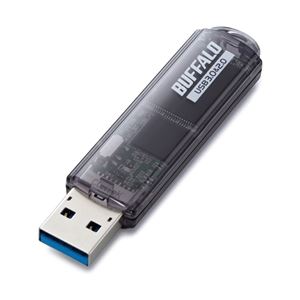 バッファロー USB3.0対応 USBメモリー スタンダードモデル 32GB ブラック RUF3-C32GA-BK - 拡大画像