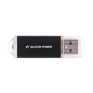 シリコンパワー USBフラッシュメモリー ULTIMA-II I-Series 32GB ブラック 永久保証 SP032GBUF2M01V1K - 拡大画像