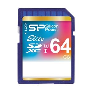 シリコンパワー 【UHS-1対応】SDXCカード 64GB Class10 SP064GBSDXAU1V10 - 拡大画像