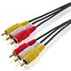 15M ビデオケーブル オス-オス[赤 白 黄] - 縮小画像1