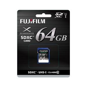 富士フィルム（FUJI） UHS-I SDXCカード 64GB SDXC-064G-C10U1 - 拡大画像