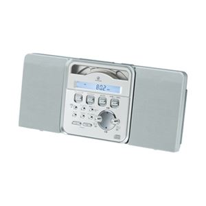 コイズミ スリム＆コンパクトスタイル ステレオCDシステム シルバー SAD4334S