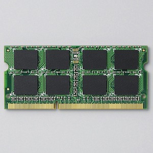 ELECOM（エレコム） RoHS対応 DDR3L-1600（PC3L-12800） 204pinS.O.DIMMメモリモジュール／2GB EV1600L-N2G／RO - 拡大画像