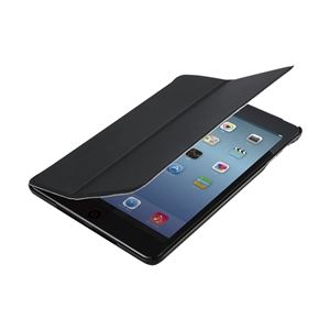 エレコム iPadmini（2012）／Retina（2013）用フラップカバー／液晶保護フィルム付／ブラック TB-A13SPVFBK - 拡大画像