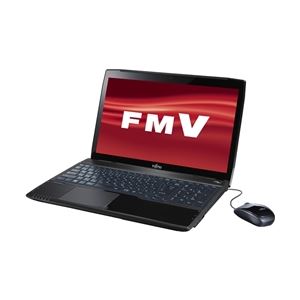 FUJITSU LIFEBOOK AH56／M アルマイトブラック FMVA56MB - 拡大画像