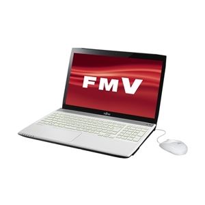 FUJITSU LIFEBOOK AH56／M アルマイトホワイト FMVA56MW - 拡大画像