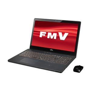 FUJITSU LIFEBOOK AH77／M シャイニーブラック FMVA77MB - 拡大画像